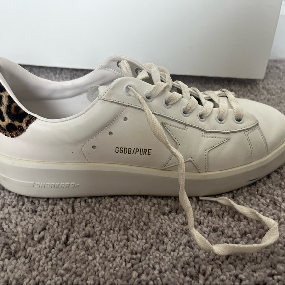 Golden Goode sneakers size 41, purestar with cheetah back heel tab - Picture 6 of 11